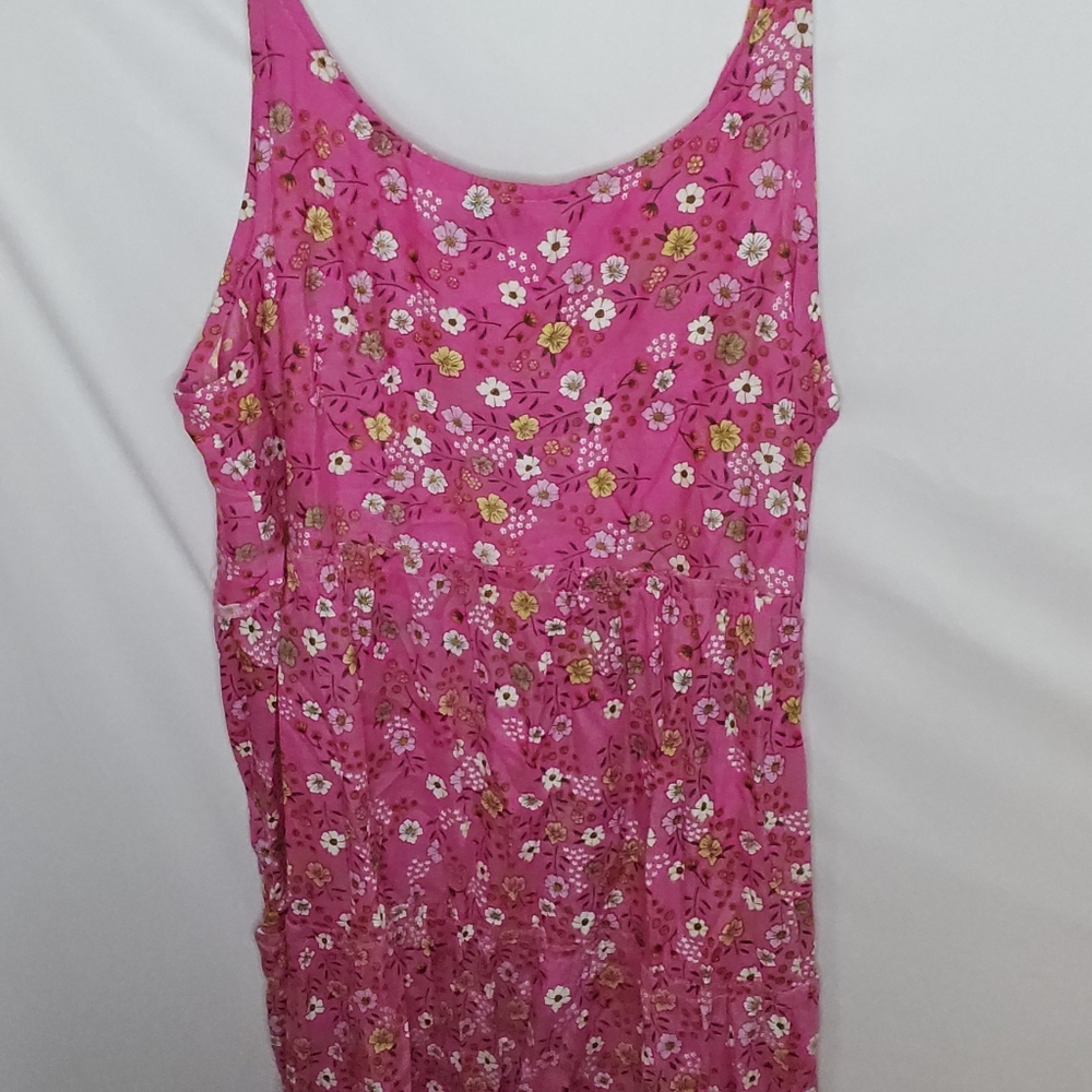 Floral Pink Maxi Dress